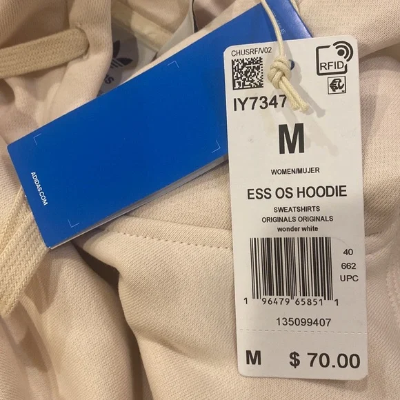 NWT - Women’s M
Adidas Originals Essentials Oversized Off-White Hoodie - Picture 8 of 8